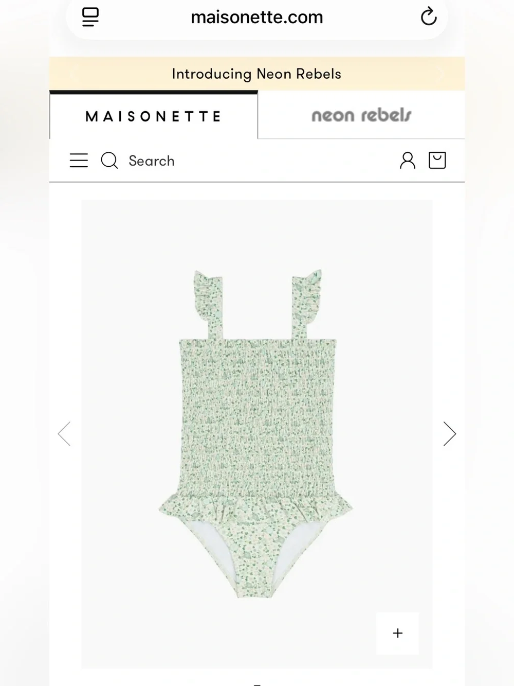 Minnow swimsuit- size 7/8- NWT